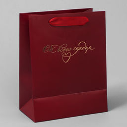 Цена за 2 шт. Пакет подарочный ламинированный с тиснением, упаковка, «От всего сердца», MS 18 х 23 х 8 см