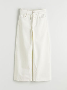 Wideleg K?z ?ocuk Gabardin Pantolon