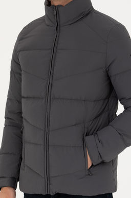 U. S. Polo Assn / Мужское пальто антрацитового цвета - U.s. polo assn фото 20