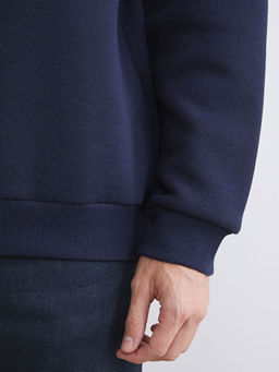 Bisiklet Yaka Erkek Sweatshirt