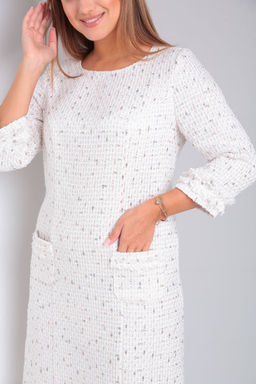 Платье AMORI 9792 молоко  фото 3