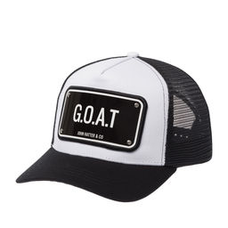 Бейсболка JOHN HATTER арт. 1-1081-U00 G.O.A.T (черный / белый)