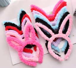 Ободки светящиеся меховые Заячьи ушки (10 шт в уп) - Storyland фото 3