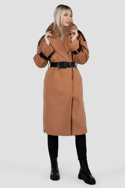 Мех натуральный (песец) Пальто утепленное Термофинн 100 г - El podio фото 6