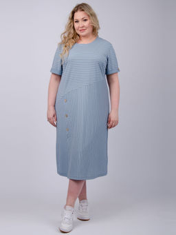 Платье "Волна", туман (М)