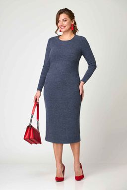 Платье Асолия 2593/1 синий  фото 4