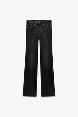 ZW COLLECTION BOOTCUT MID-WAIST CONTOUR JEANS - Zara фото 5