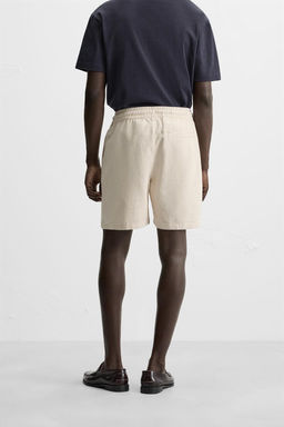 TEXTURED REGULAR FIT BERMUDA SHORTS - Zara фото 13