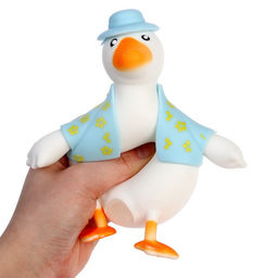 Цена за 12 шт. Антистресс игрушка «Уточка», мялка с пастой, цвета МИКС