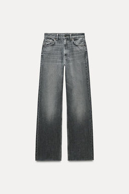 TRF WIDE-LEG HIGH-WAIST JEANS - Zara фото 6