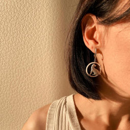 501565900  Серьги с английским замком