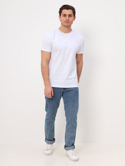 Футболка мужская короткий рукав GREG G145-PO-HJ-10002-4T (белый)  фото 4