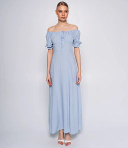 Платье #ОКТ035002, голубой