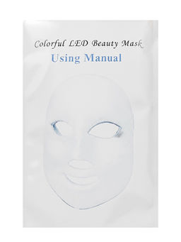 Nail Art Светодиодная LED-маска для лица / Colorful LED beauty mask, белый