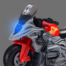 Мотоцикл "Полицейский байк" 1:20 (свет, звук) в коробке (цвет красный)