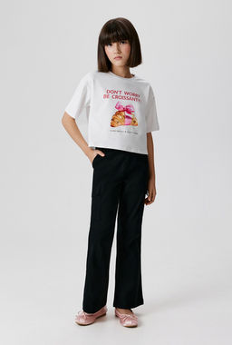 ACOOLA / Футболка детская для девочек Heidari белый  фото 6