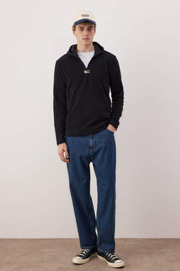 Haki Slim/Dar Kesim Polar Fermuarl? Kapusonlu Sweatshirt TMNAW26SW00064 - Trendyolmilla фото 18