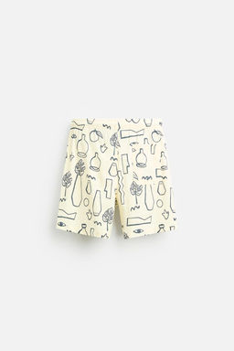 LONG SWIMMING TRUNKS WITH OBJECT PRINT - Zara фото 2