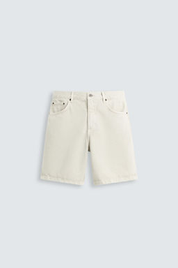 REGULAR FIT DENIM BERMUDA SHORTS - Zara фото 17