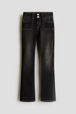Bootcut Leg Low Jeans