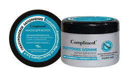 COMPLIMENT д/волос маска 500мл Hyaluron Filler Гиалуроновое заполнение с эффектом керапластики