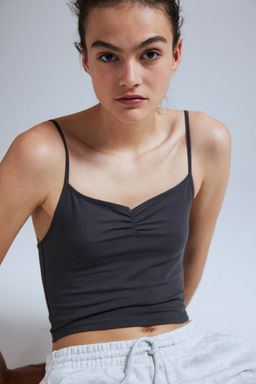 Top cropped de tirantes - H&m фото 3