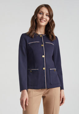 Жакет женский LZS-005422-DB, 
темно-синий - Steinberg фото 2