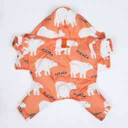 Комбинезон Стиляга, размер XS (ДС 21 см, ОШ 25 см, ОГ 35 см) белый/оранжевый - Simaland фото 11