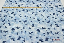 Рогожка Полярная ночь, ш.1.5м, хлопок-100%, 165гр/м.кв - Купава фото 4