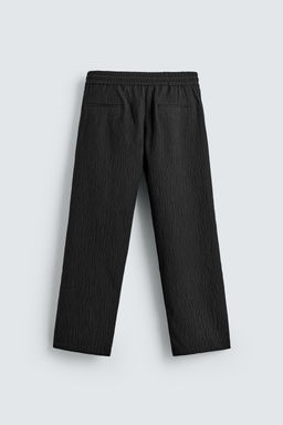 PANTAL?N RELAXED FIT EFECTO RELIEVE / Negro - Zara фото 8