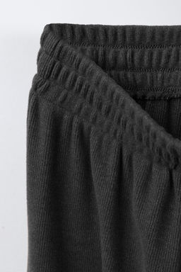 PANTAL?N WIDE LEG SOFT TOUCH / Gris antracita
