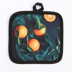 Прихватка Доляна Апельсины 17*17 см 100% п/э  фото 2
