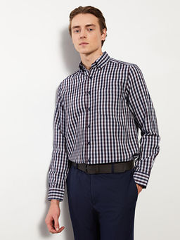 Regular Fit Uzun Kollu Ekose Arm?rl? Erkek G?mlek