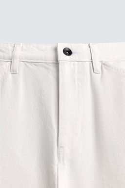 PANTAL?N BOLSILLO CARPINTERO AARON LEVINE X ZARA / Blanco  фото 8
