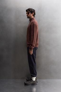 QUARTER-ZIP CONTRAST SWEATER - Zara фото 18