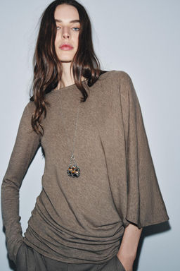 ASYMMETRIC CAPE TOP - Zara фото 2