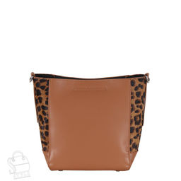 Сумка женская кожаная 3632VG leopard brown Vitelli Grassi в Новосибирске