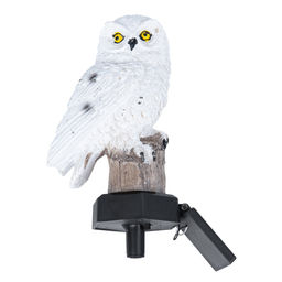 USL-S-823/PM290 POLAR OWL Садовый светильник на солнечной батарее Полярная сова. 1 светодиод. Теплый белый свет. 1*АA Ni-Mh аккумулятор в/к. IP44. TM Uniel - Volpe фото 2