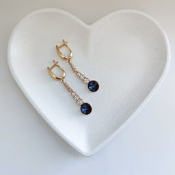 Серьги с кристаллами Swarovski