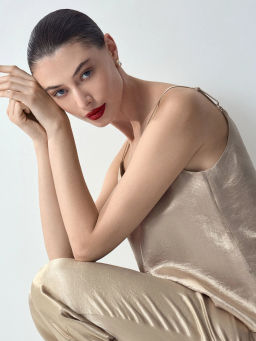 EMKA / Топ на бретелях из ацетата  фото 4