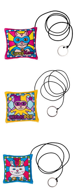 Дразнилка с валерианой Вождь, Скоморох, Суперкот Антицарапки 50410