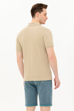 Мужская футболка цвета хаки Basic - U.s. polo assn фото 4