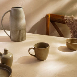 Кружка SL Home Песчаный бриз, 320 мл, фарфор, бежевая - Simaland фото 5