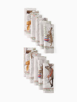 Набор новогодний «Новогоднее чудо»: скатерть 150×220 см ±3 см с ВГМО, салфетка 40×40 см-12 шт., 100% хлопок