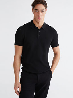 Polo Yaka Erkek Triko Kazak