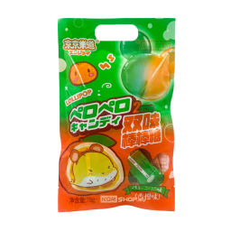 Леденцовые конфеты на палочке с двойным вкусом апельсина Lolli Pop Guandong Lefen, Китай, 78 г Акция
