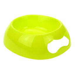 Миска для кормления животных пластмассовая Капелька 0,35л, 18,5х17,5х5,5см, с ручкой, цвета микс (Китай) - Pet toys фото 2
