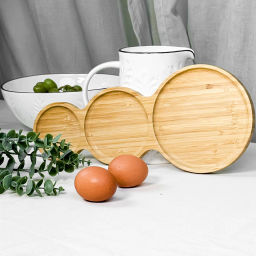 Блюдо сервировочное TAVOLONE Ambri, бамбук, размер 36,2*16*1,7см - Уютности фото 2