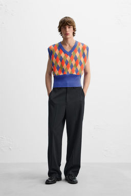 DIAMOND KNIT WAISTCOAT X HARRY LAMBERT