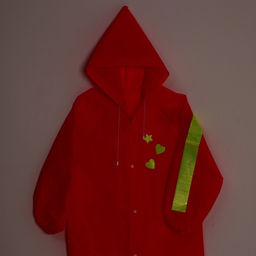 Дождевик детский со светоотражающими элементами, цвет розовый (120-160 см) - Funny toys фото 3